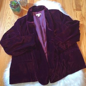 Coldwater Creek Velvet Blazer